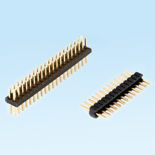 排针 1.27mm 单 双排H1.0、1.5、2.0、2.5 直针连接器