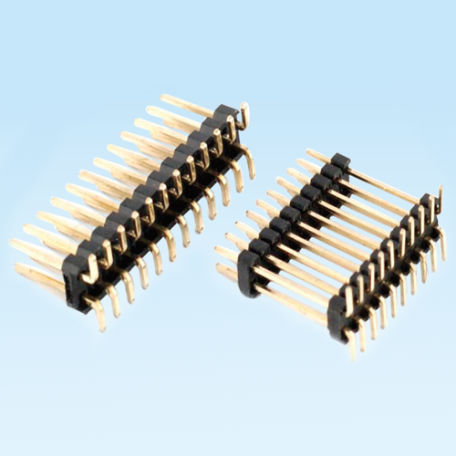 排针 2.54mm 双排 单 双塑H=2.0 2.5 贴片 可带定位柱