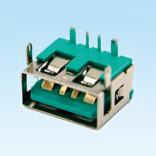 USB2.0 母座 4Pin 大电流 短体 插件