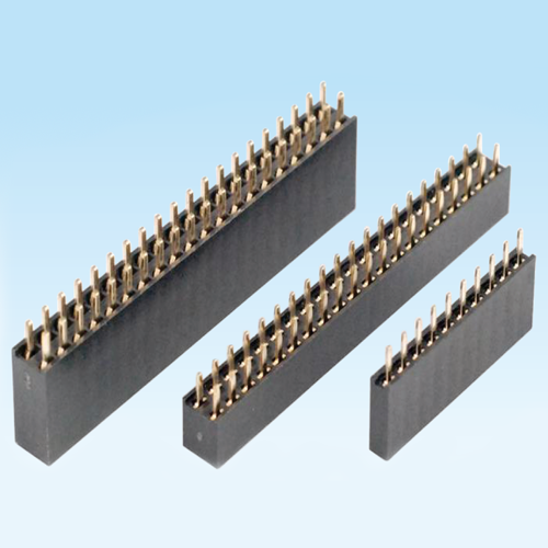 长丰排母 2.54mm DIP 单 双排H3.5、5.7、7.1、8.5 端子Y型