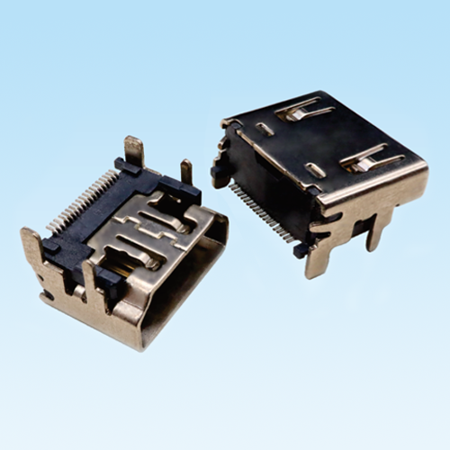HDMI-A TYPE 19Pin 四脚插件