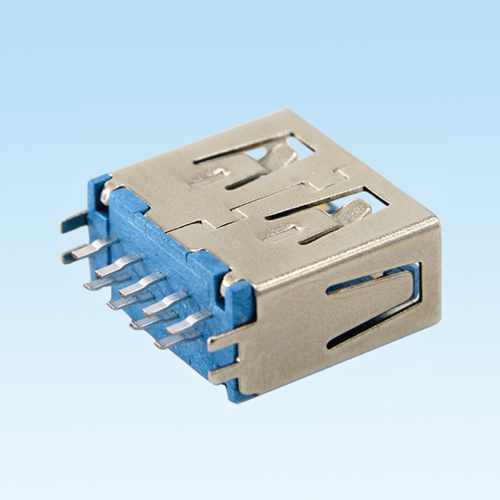 USB3.0 母座 9Pin A母 夹板1.0