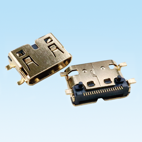 HDMI-C TYPE 19Pin 四脚贴片