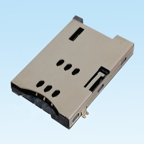 唐县MINI SIM CARD PUSH 侦测一体 6+2PIN H=2.2