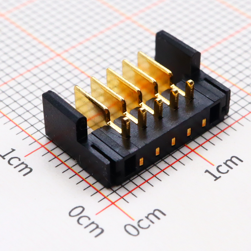 2.0mm 刀片电池连接器 公座 3-15P 弯针插件 