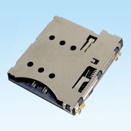 唐县MICRO SIM CARD PUSH 7PIN 带侦测 H=1.35