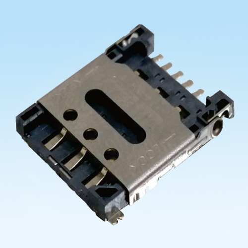 唐县NANO SIM 6PIN 掀盖式 卡座 H=1.45