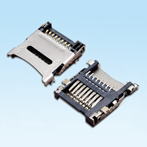 MICRO T-FLASH 8PIN 掀盖式 H=1.5-1.8
