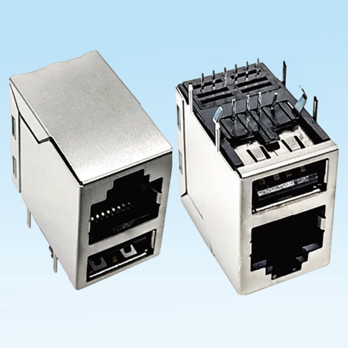 思南RJ45 百兆单口+USB插座组合