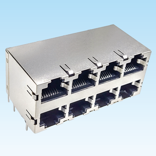 思南RJ45 2X4 无灯带屏蔽不带滤波器